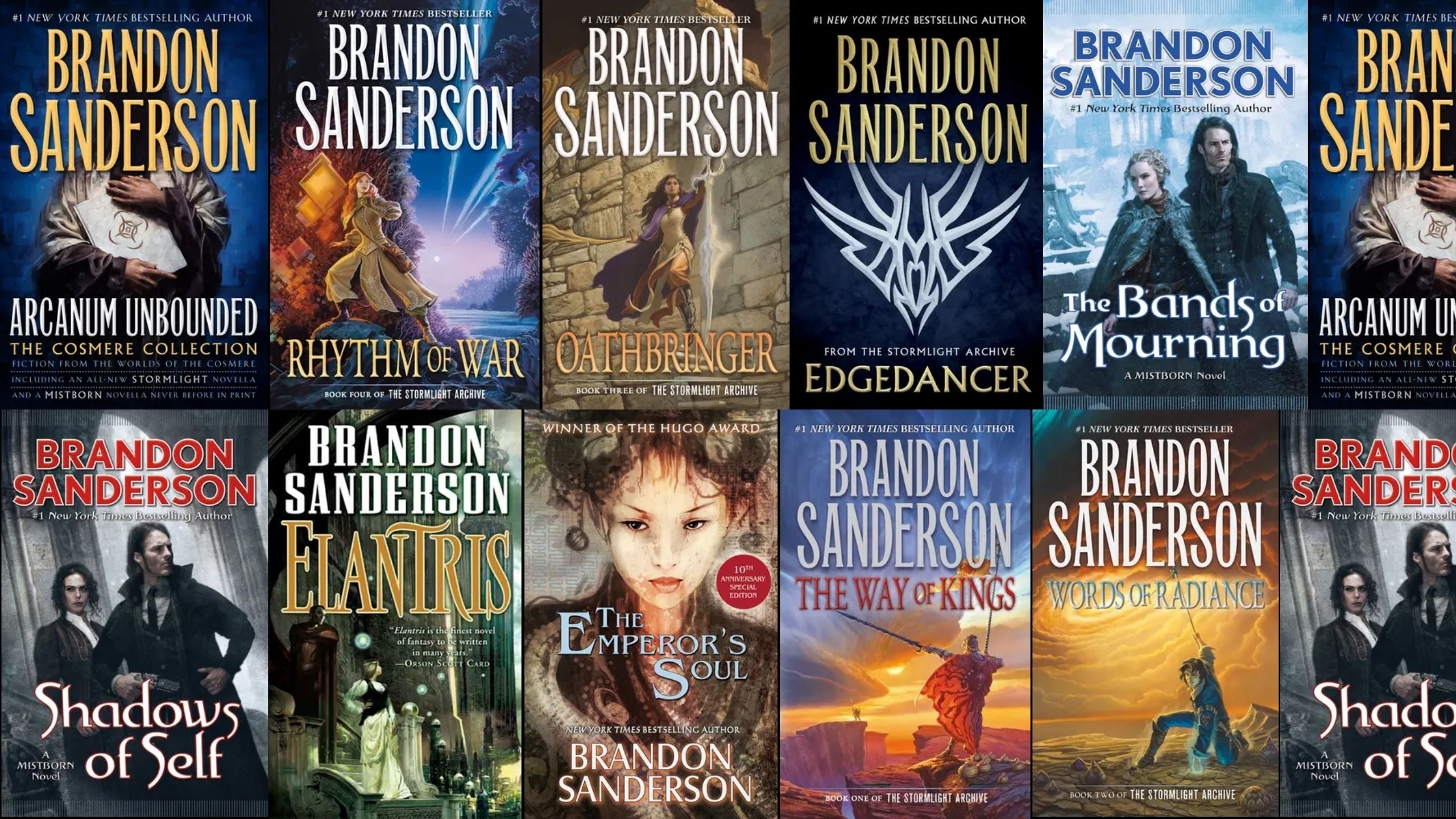 How to Read Brandon Sanderson's Cosmere in Order