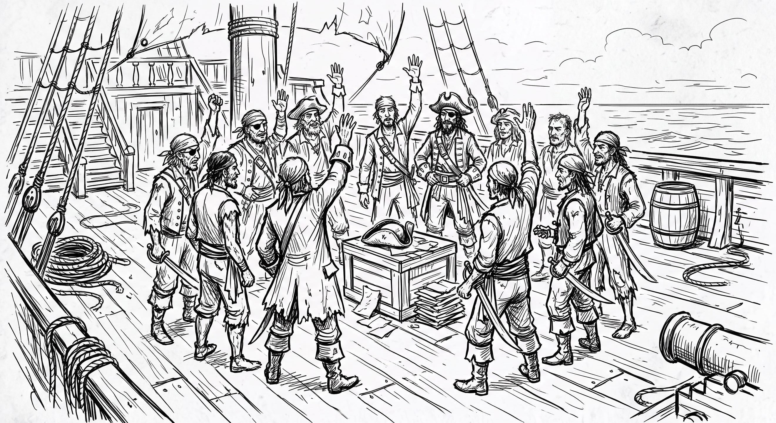Pirate Democracy: How Pirate Ships Actually Governed Themselves