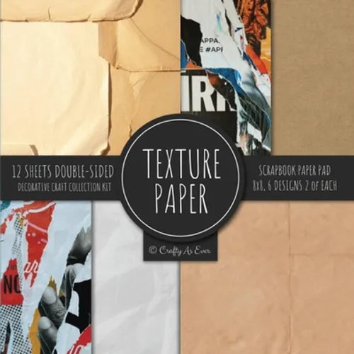 Texture Paper for Collage Scrapbooking: Old Parchment Decorative Paper for Crafting