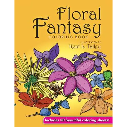 Floral Fantasy Coloring Book