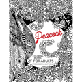 Peacock Coloring Books for Adults: Flower Edition Adult coloring book