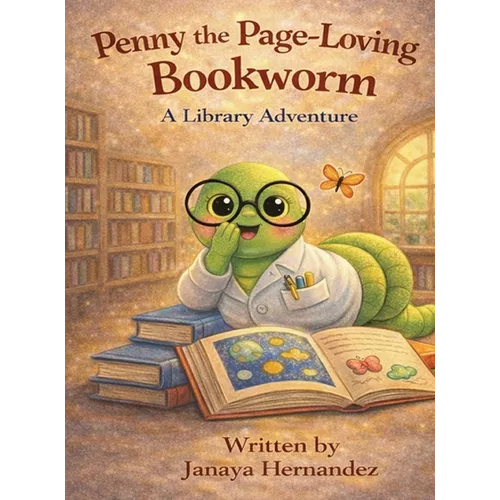 Penny the Page-Loving Bookworm: A Library Adventure