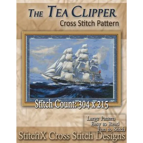The Tea Clipper Cross Stitch Pattern