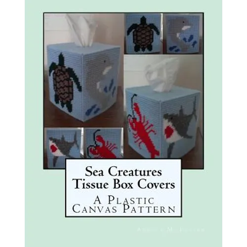 Sea Creatures Tissue Box Covers: A Plastic Canvas Pattern