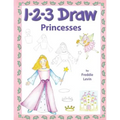 123 Draw Princesses: A step by step drawing guide for young artists