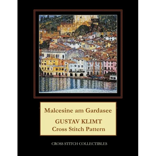 Malcesine am Gardasee: Gustav Klimt cross stitch pattern