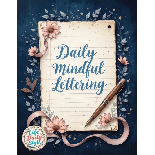 Daily Mindful Lettering: Mastering Mindfulness and Positive Affirmations Through the Art of Calligraphy A Daily Guide for Self-Discovery and Emotional