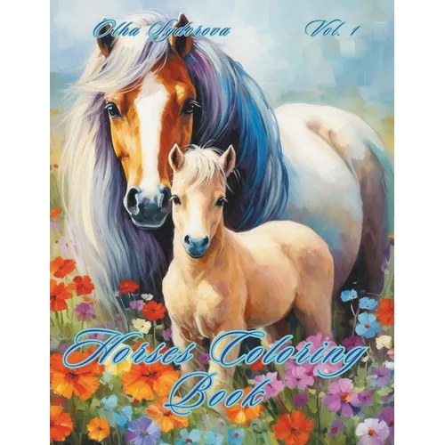 Horses Coloring Book