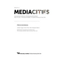 MediaCities: Proceedings
