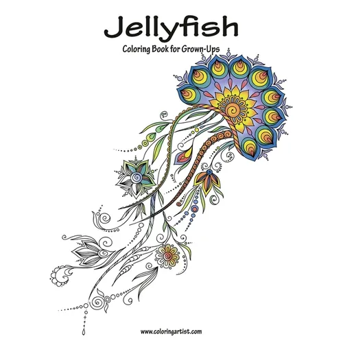 Jellyfish Coloring Book for Grown-Ups 1