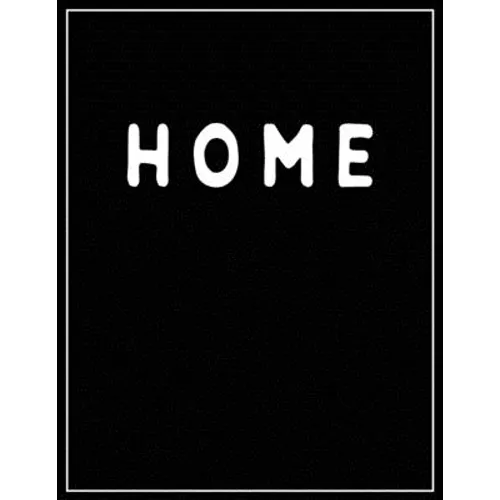 Home: Home Black and white Decorative Book - Perfect for Coffee Tables, End Tables, Bookshelves, Interior Design & Home Stag