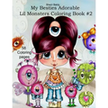 Sherri Baldy My Besties Adorable Lil Monsters Coloring Book #2