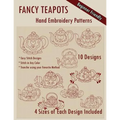 Fancy Teapots Hand Embroidery Patterns