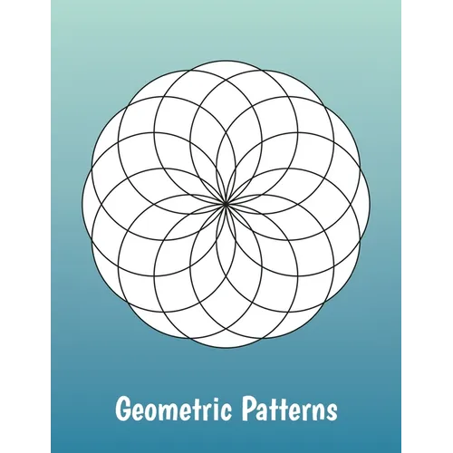 Geometric Patterns: Intricate coloring book pages for adults and teens