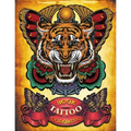 Tattoo Coloring Book: Hand-drawn set of old school Tattoos Coloring Book (Relaxing, Inspiration)