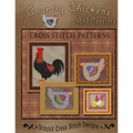 Country Chickens and Roosters Cross Stitch Patterns