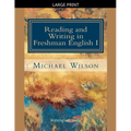Reading and Writing in Freshman English I