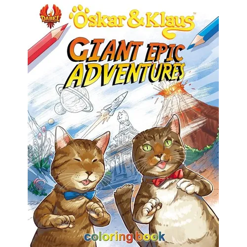 Oskar & Klaus: Giant Epic Adventures Coloring Book