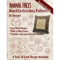 Animal Faces Hand Embroidery Patterns