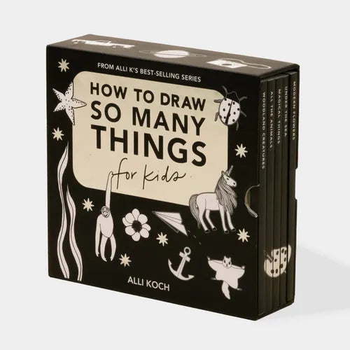 So Many Things: A Box Set of 5 How-To-Draw Books for Kids