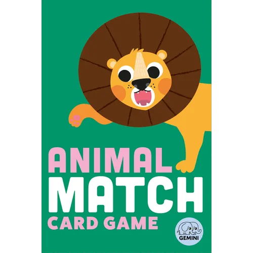 Animal Match Card Game