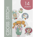 Counted cross stitch patterns book: 14 cute projects