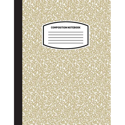 Classic Composition Notebook: (8.5x11) Wide Ruled Lined Paper Notebook Journal (Nude/Tan/Beige) (Notebook for Kids, Teens, Students, Adults) Back to S