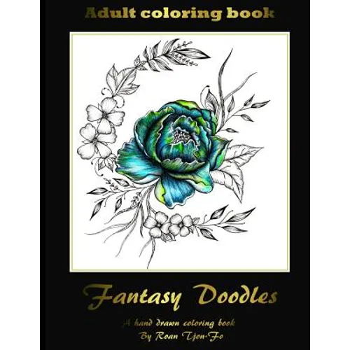 Fantasy Doodles: Adult colouring book