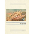 Vintage Lined Notebook Conch Shell Greetings from Cambria