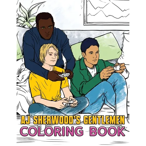 AJ Sherwood's Gentlemen Coloring Book