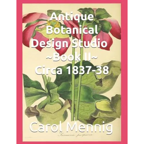 Antique Botanical Design Studio Book II Circa 1837-38