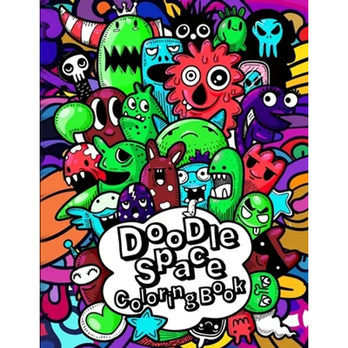 doodle space coloring book: : Relaxing & Inspiration Coloring Book For Adults and Kids