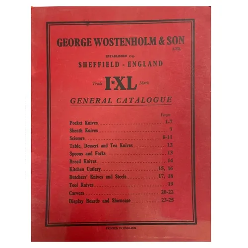Wostenholm I*XL General Catalogue: Post 1900