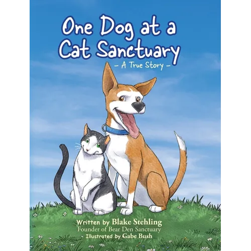 One Dog at a Cat Sanctuary