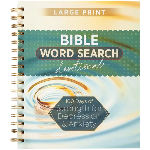 100 Days of Strength for Depression & Anxiety: Bible Word Search Devotional