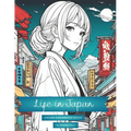 Life in Japan: Anime coloring book