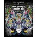 Adult Coloring Book: Awesome animals