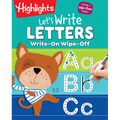 Write-On Wipe-Off Let's Write Letters: Write and Wipe Handwriting Practice for Kids Ages 3-6, Dry Erase Workbook with Kids Writing Practice, Uppercase