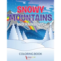 Snowy Mountains and Rainbows Coloring Book