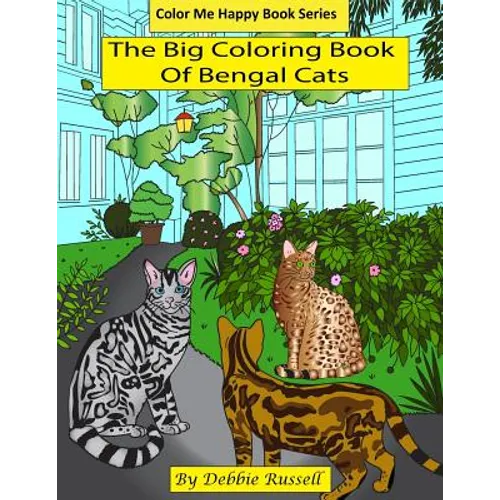 The Big Coloring Book Of Bengal Cats