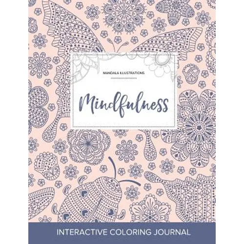 Adult Coloring Journal: Mindfulness (Mandala Illustrations, Ladybug)