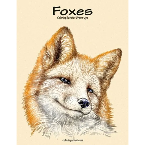 Foxes Coloring Book for Grown-Ups 1