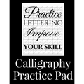 Calligraphy Practice Pad: Large Calligraphy Paper, 150 sheet pad, perfect calligraphy practice paper and workbook for lettering artists and beginners