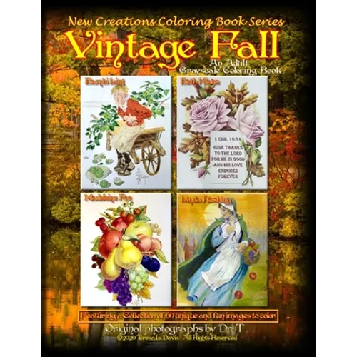New Creations Coloring Book Series: Vintage Fall