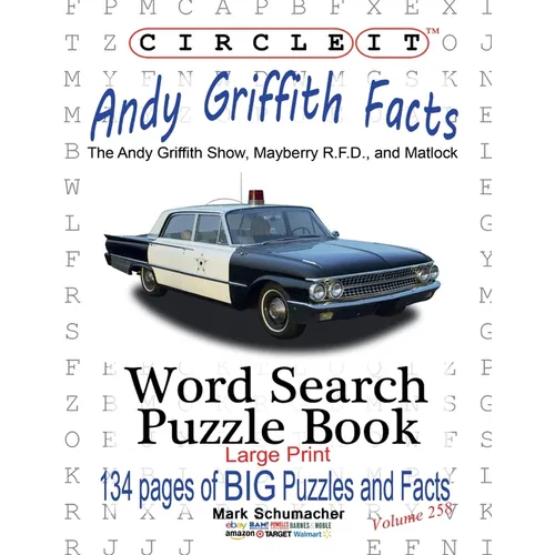 Circle It, Andy Griffith Facts, Word Search, Puzzle Book