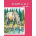 Coloring Book of Horses
