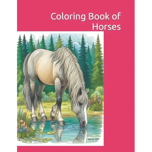 Coloring Book of Horses