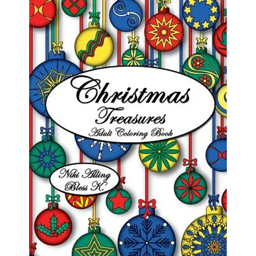 Christmas Treasures: Adult Coloring Book