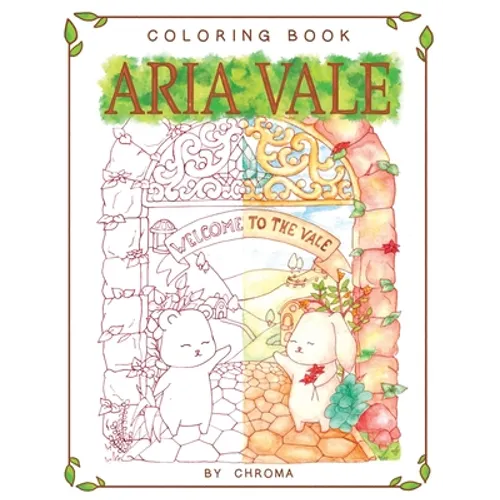 Aria Vale Coloring Book: Welcome to the Vale
