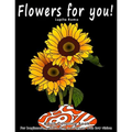 Flowers For You!: Adults Coloring Book for Beginners, Seniors and people with low vision